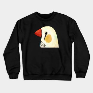 Chestnut Flanked Zebra Finch Bird Crewneck Sweatshirt